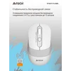 Мышь A4Tech Fstyler FG10S белый/серый оптическая (2000dpi) silent беспроводная USB для ноутбука (4but) Мышь A4Tech Fstyler FG10S белый/серый оптическая (2000dpi) silent беспроводная USB для ноутбука (4but)